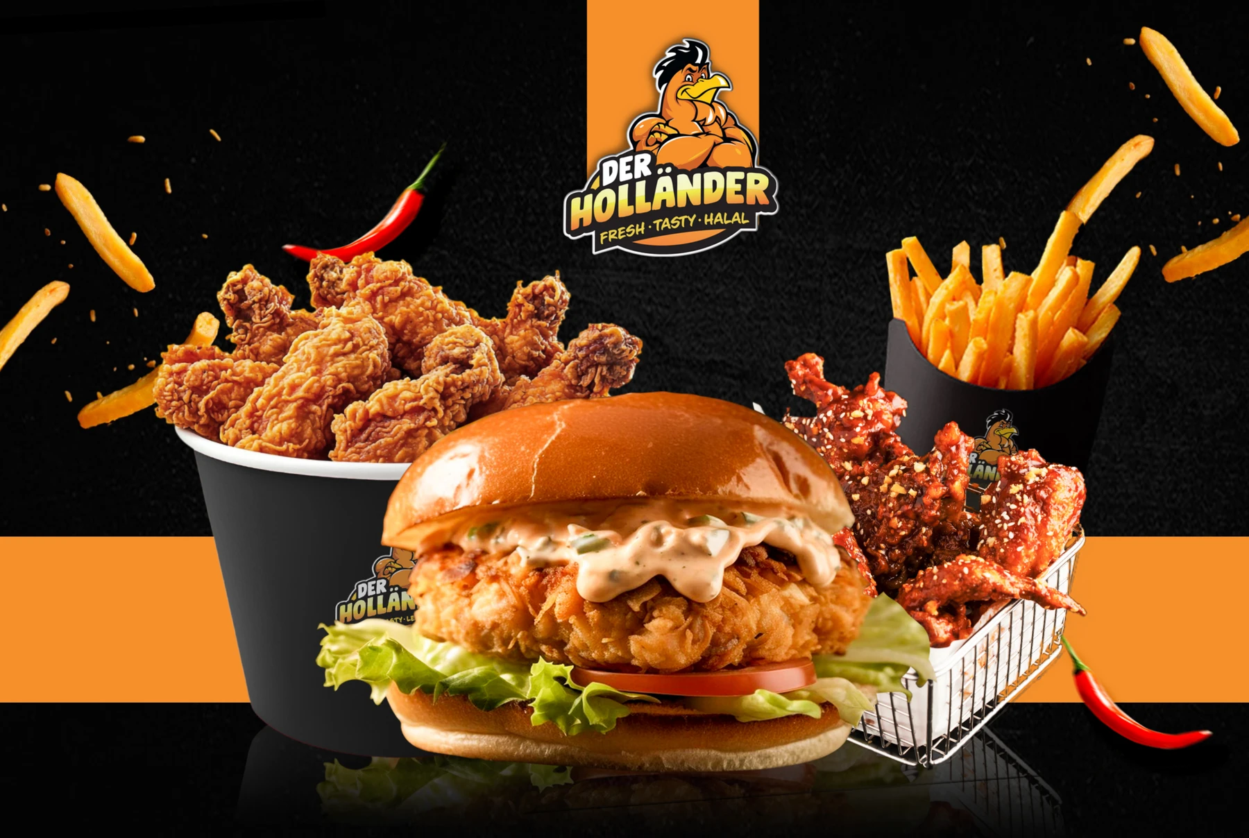 Der Holländer: Fried Chicken, Burger, Wings, Fries